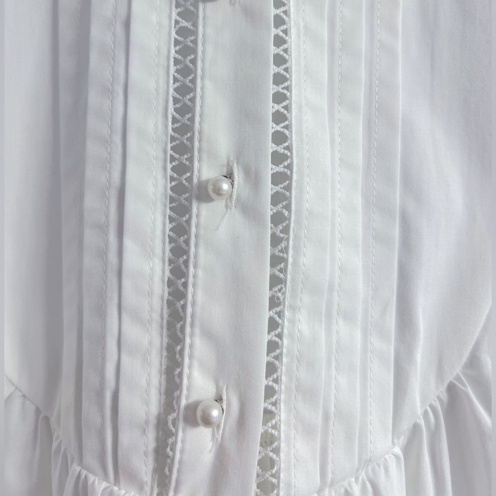 Zara Elegant White Blouse - Picture 5 of 5